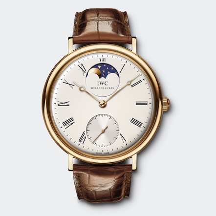 IWC Vintage Portofino Hand-Wound (RG / Silver / Leather) IW544803
