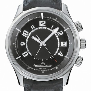 Jaeger LeCoultre AMVOX1 Alarm (Steel / Black / Leather) Q1908470