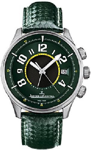 Jaeger LeCoultre AMVOX1 R-Alarm (Titanium / Green / Leather) Q191T440
