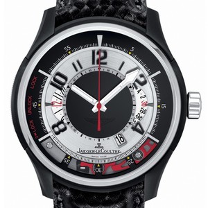 Jaeger LeCoultre AMVOX2 (Black Titanium / Black / Leather Strap) Q192T470