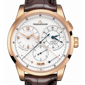 Jaeger LeCoultre Duometre a Chronographe (RG / Silver / Leather Strap) Q6012420