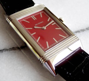Jaeger LeCoultre Grande Reverso 1931 Rouge (SS / Red Lacquer / Leather Strap) Q278856J