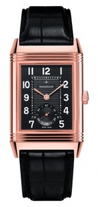 Jaeger LeCoultre Grande Reverso 976 (PG / Black / Leather Strap) Q3732470
