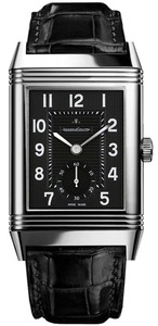 Jaeger LeCoultre Grande Reverso 976 (SS / Black / Leather Strap) Q3738470