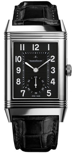 Jaeger LeCoultre Grande Reverso 976 (SS / Black / Leather Strap) Q3738470