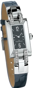 Jaeger LeCoultre Ideale (Steel / Grey / Diamonds / Leather) Q4608571