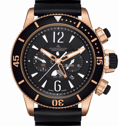 Jaeger LeCoultre Jaeger-LeCoultre Master Compressor Diving Chronograph GMT Navy SEALs (RG/Black/Rubber) Q1782670