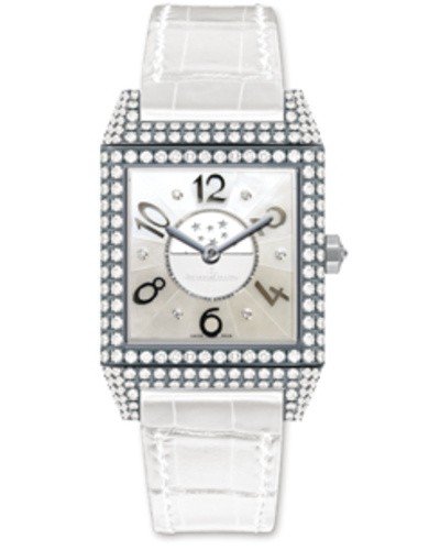Jaeger LeCoultre Jaeger LeCoultre Reverso Squadra Lady Duetto (WG-Diamonds /White/ Leather) Q7053402
