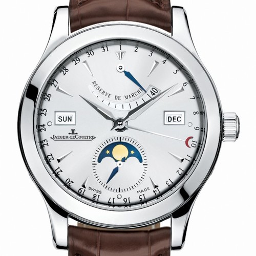 Jaeger LeCoultre Master Calendar (SS / Silver / Leather) Q151842A