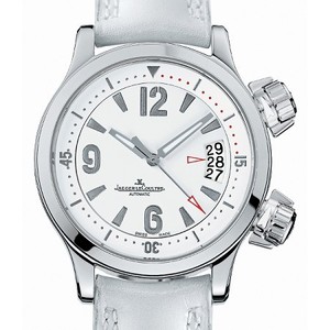 Jaeger LeCoultre Master Compressor Automatic (SS / White / Leather) Q1728420