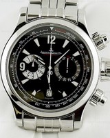 Jaeger LeCoultre Master Compressor Chronograph (SS / Black / SS Bracelet) Q1758170