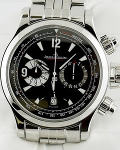Jaeger LeCoultre Master Compressor Chronograph (SS / Black / SS Bracelet) Q1758170