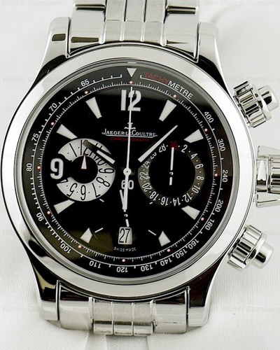Jaeger LeCoultre Master Compressor Chronograph (SS / Black / SS Bracelet) Q1758170
