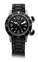Jaeger LeCoultre Master Compressor Diving Alarm Navy SEALs (Titanium / Black / Leather strap) Q183T470