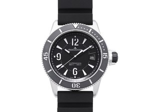 Jaeger LeCoultre Master Compressor Diving Automatic Navy SEALs (SS / Black / Leather Strap) Q2018670