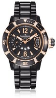 Jaeger LeCoultre Master Compressor Diving GMT Lady Ceramic (PG-Ceramic-Diamonds / Black / PG-Ceramic Bracelet) Q189LC70