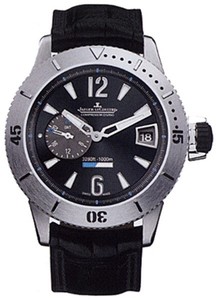 Jaeger LeCoultre Master Compressor Diving GMT (Titanium / Black / Rubber Strap) Q184T670