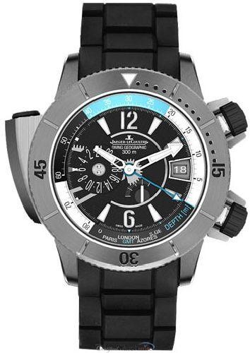 Jaeger LeCoultre Master Compressor Diving Pro Geographic (Titanium / Black / Articulated Rubber Bracelet) Q185T770