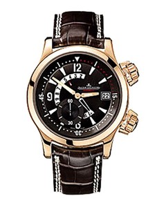 Jaeger LeCoultre Master Compressor Dualmatic (18kt RG/ Black / Leather) Q1732440