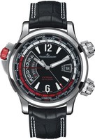Jaeger LeCoultre Master Compressor Extreme W-Alarm (Titanium-Steel / Black / Leather Strap) Q1778470