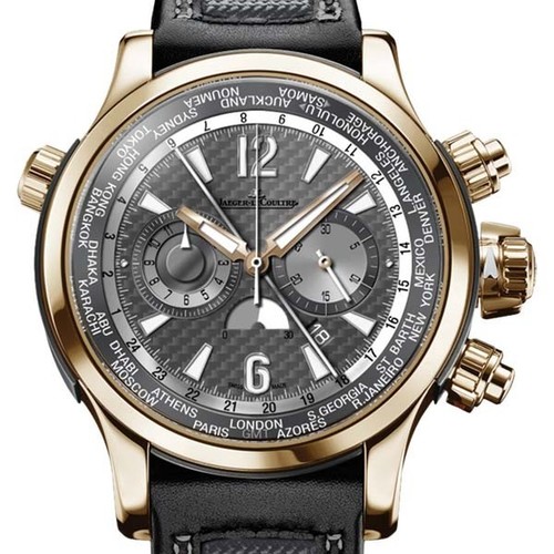 Jaeger LeCoultre Master Compressor Extreme World Chronograph (PG / Grey Texalium / Leather) Q1762451