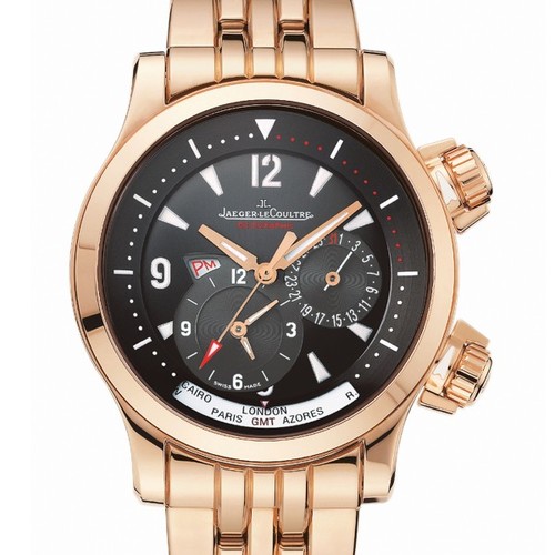 Jaeger LeCoultre Master Compressor Geographic (18kt RG / Black / 18kt RG) Q1712140