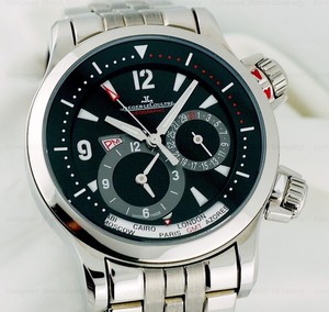 Jaeger LeCoultre Master Compressor Geographic (Steel / Black / Steel) Q1718170