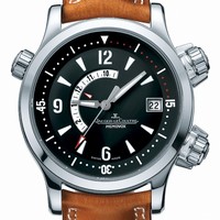 Jaeger LeCoultre Master Compressor Memovox (SS / Black / Leather) Q1708470