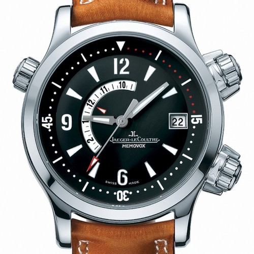 Jaeger LeCoultre Master Compressor Memovox (SS / Black / Leather) Q1708470