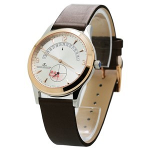 Jaeger LeCoultre Master Date (RG / Silver / Leather) Q147242A