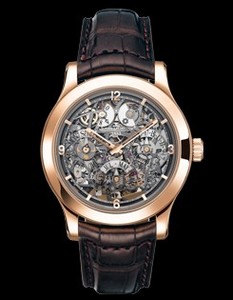 Jaeger LeCoultre Master Eight Day Perpetual Skeleton 1833 (RG) Q16124SQ