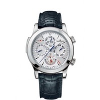 Jaeger LeCoultre Master Grande Reveil (Platinum / Silver / Leather) Q163644A