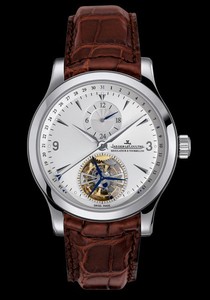 Jaeger LeCoultre Master Tourbillon (SS / Silver / Leather) Q1658420