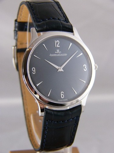 Jaeger LeCoultre Master Ultra Thin (Platinum / Black / Leather) Q1456480