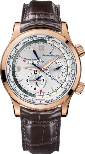 Jaeger LeCoultre Master World Geographic (PG / Silver / Leather) Q1522420