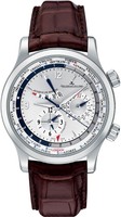 Jaeger LeCoultre Master World Geographic (SS / Silver / Leather Strap) Q1528420