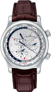 Jaeger LeCoultre Master World Geographic (SS / Silver / Leather Strap) Q1528420