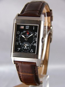 Jaeger LeCoultre Reverso Date (WG / Black / Leather) Q274347A