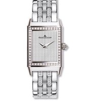 Jaeger LeCoultre Reverso Duetto Duo (WG-Diamonds / Black-White / WG-Diamond Bracelet) Q2693303