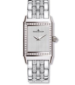 Jaeger LeCoultre Reverso Duetto Duo (WG-Diamonds / Black-White / WG-Diamond Bracelet) Q2693303