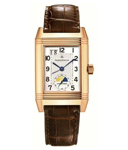 Jaeger LeCoultre Reverso Grande Automatique (RG / Silver / Leather) Q3032420