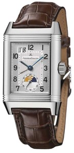 Jaeger LeCoultre Reverso Grande Automatique (Steel / Silver / Leather) Q3038420