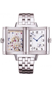 Jaeger LeCoultre Reverso Grande Date (Steel / Silver / Steel) Q3008120