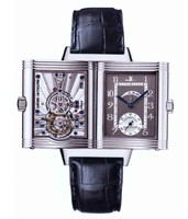 Jaeger LeCoultre Reverso Number One and Two (Platinum / Gray / Leather) Q2176440
