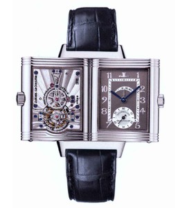 Jaeger LeCoultre Reverso Number One and Two (Platinum / Gray / Leather) Q2176440