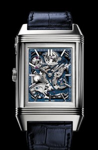 Jaeger LeCoultre Reverso Repetition Minutes a Rideau (WG / Skeleton / Leather Strap) Q2353520