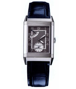 Jaeger LeCoultre Reverso Reserve de Marche (Platinum / Grey / Leather) Q2706440