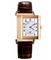 Jaeger LeCoultre Reverso Reserve de Marche (RG / Silver / Leather) Q2702420