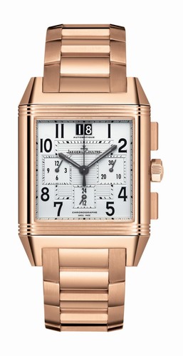 Jaeger LeCoultre Reverso Squadra Chronograph GMT (PG / Silver / PG) Q7012120