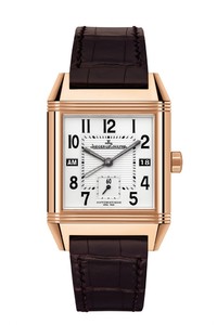 Jaeger LeCoultre Reverso Squadra Hometime (PG / Silver / Leather) Q7002420